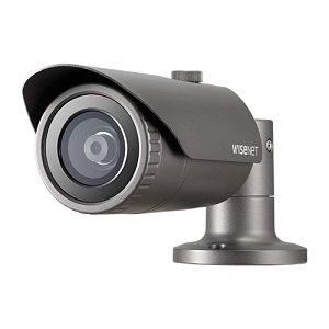 Hanwha QNO-6022R1 Wisenet Q Series, WDR IP66 2MP 4mm Fixed Lens, IR 25M IP Bullet Camera, Grey